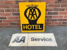 Perspex AA Hotel Sign & Service Sign