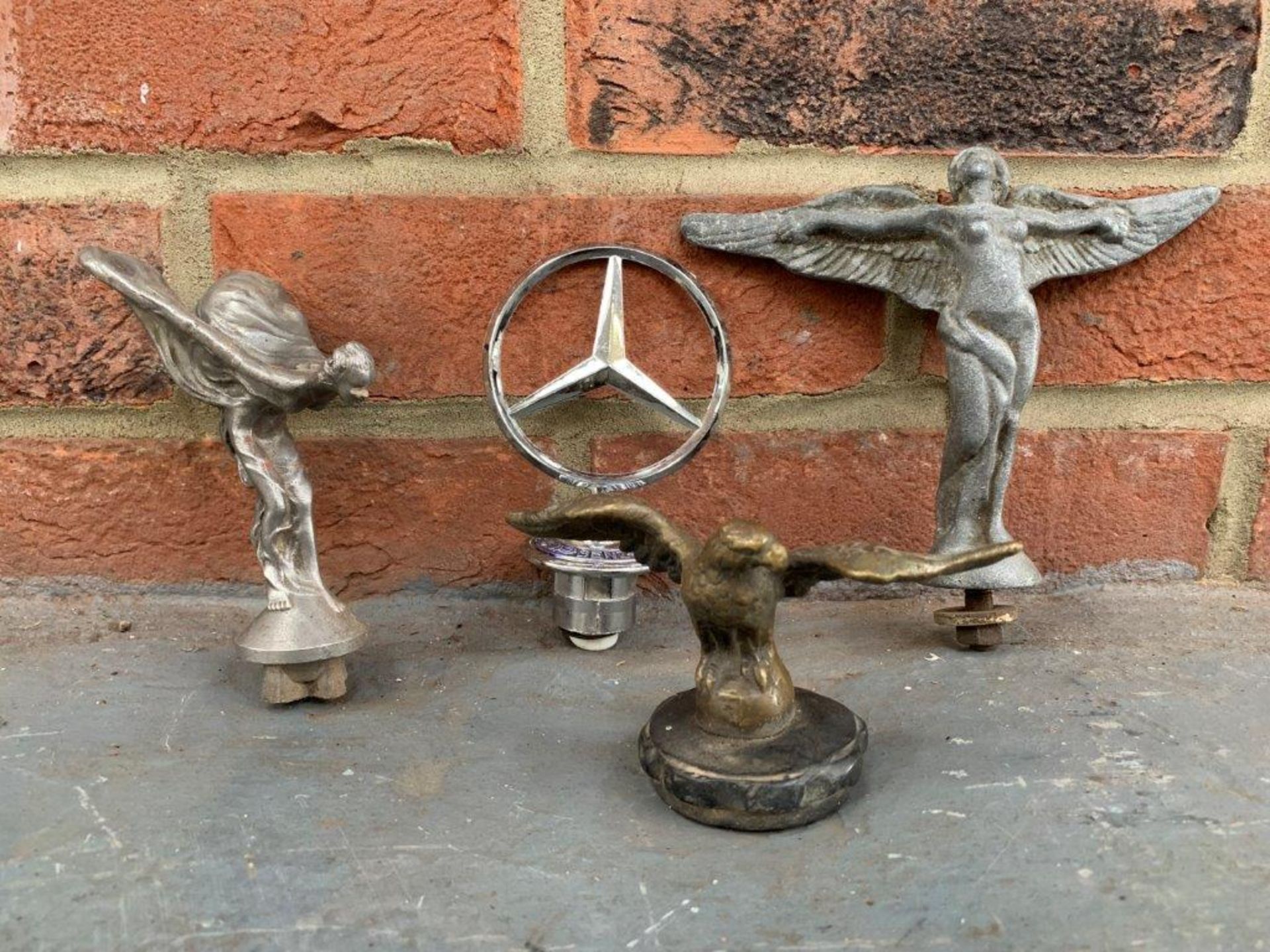 Four Vintage Car Mascots