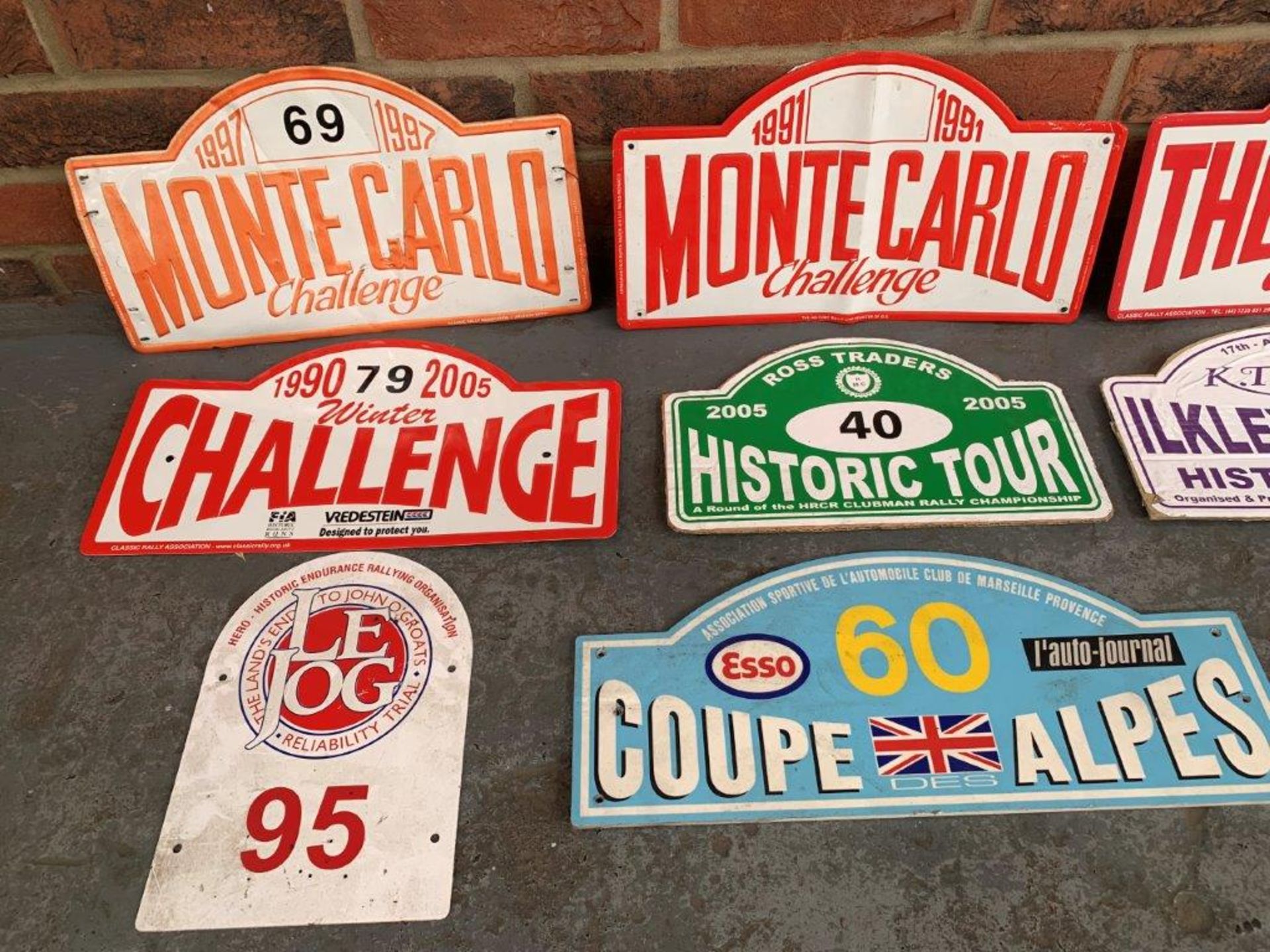 Nine Assorted Rally Plaques - Image 2 of 3