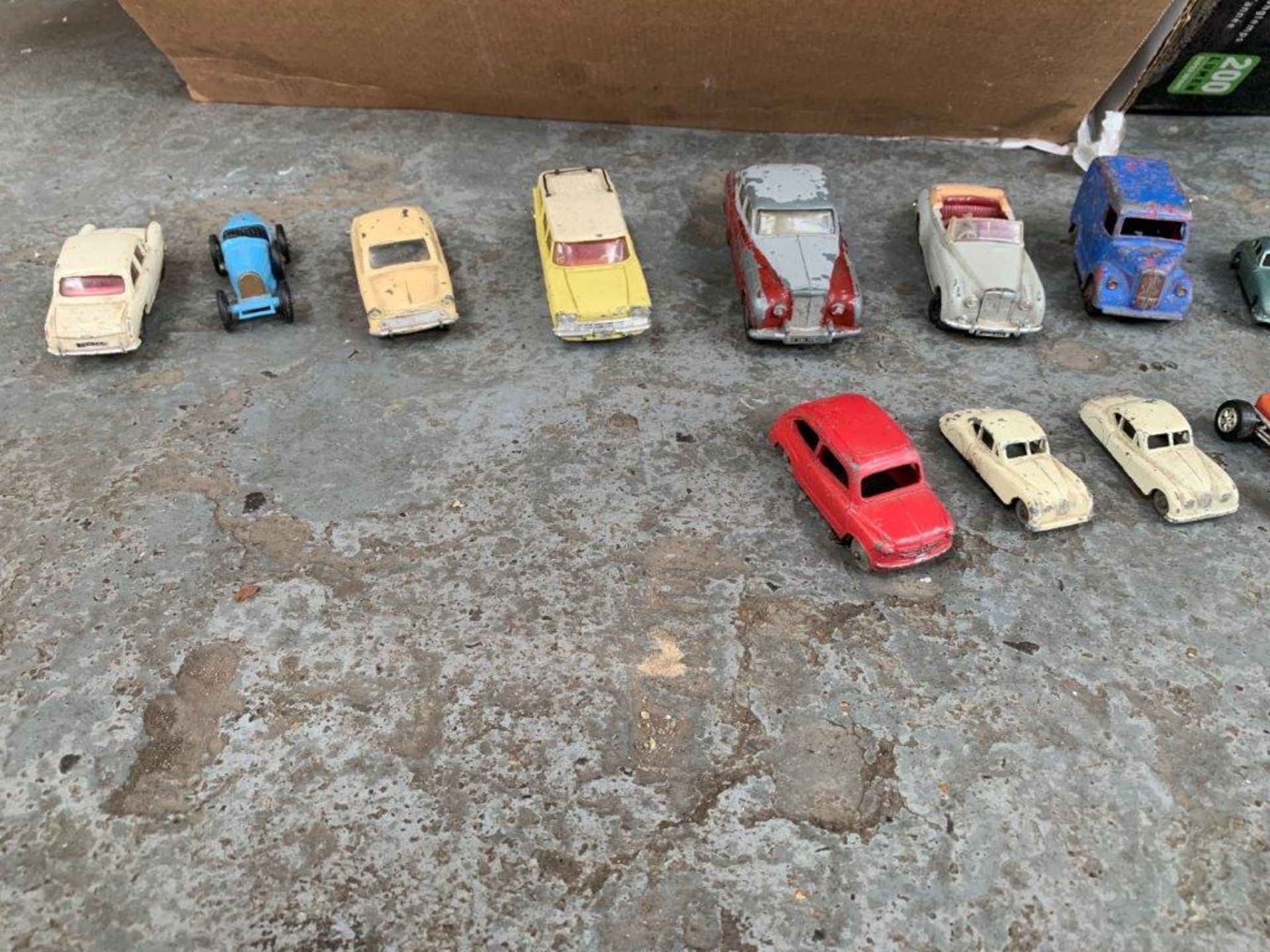 Large Quantity Of Play Worn Dinky, Corgi & Lesney Cars - Image 2 of 6