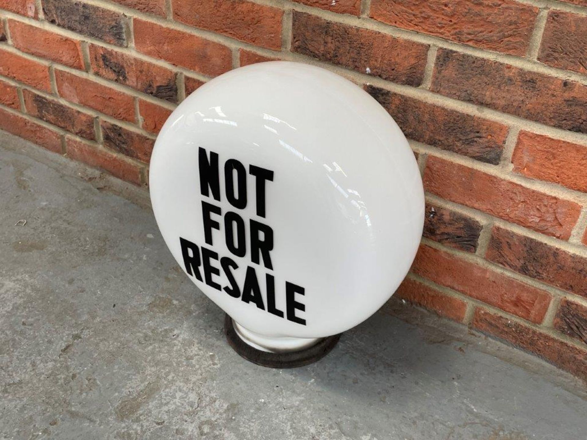 Vintage Not For Resale" Petrol Globe " - Image 2 of 6