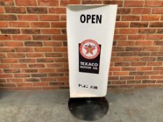 Texaco Forecourt Display Sign