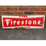 Aluminium Firestone Tyre Service Sign