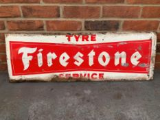 Aluminium Firestone Tyre Service Sign