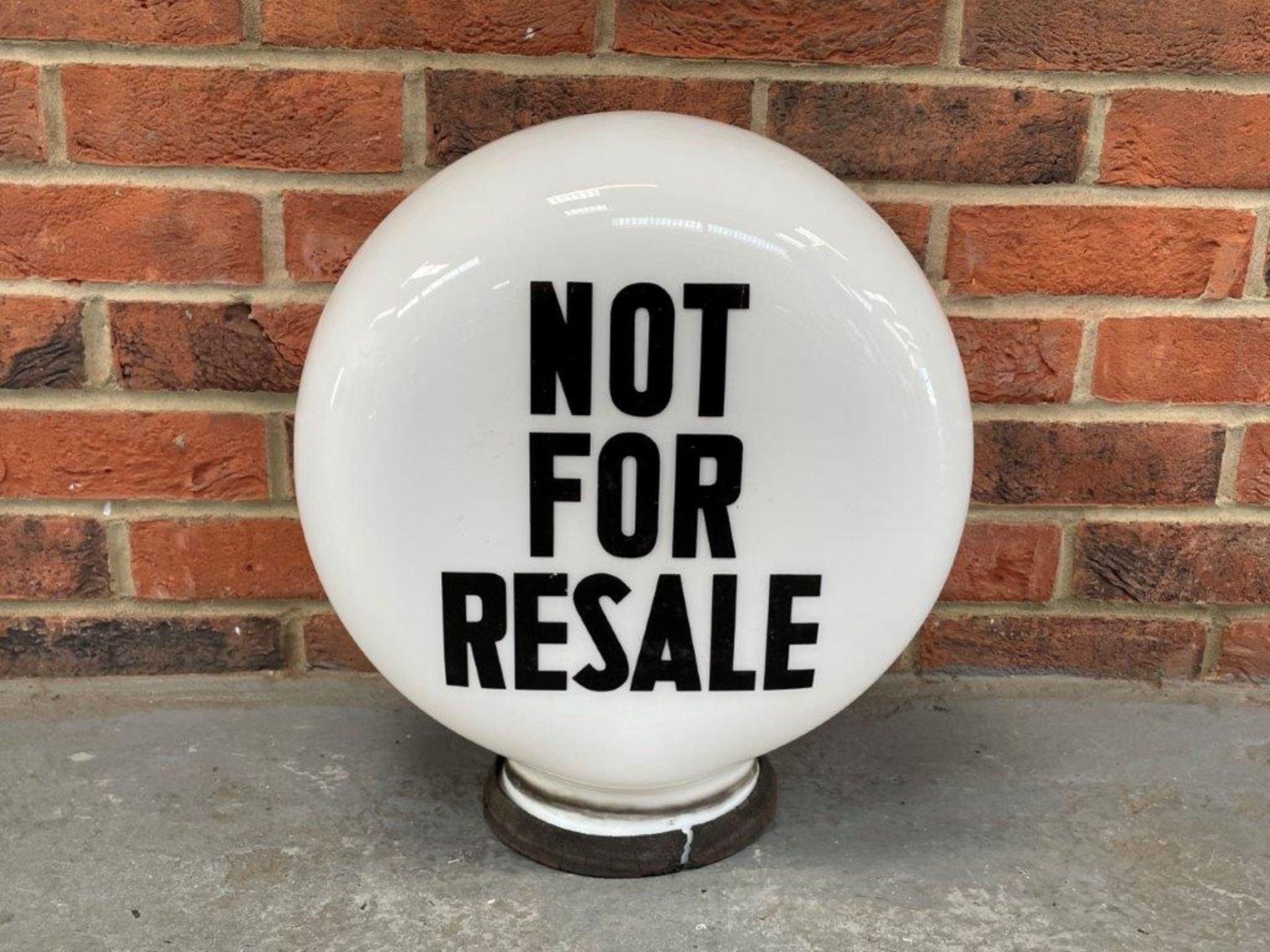Vintage Not For Resale" Petrol Globe " - Image 3 of 6