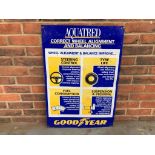 Tin Goodyear Wheel Alignment And Balancing Sign