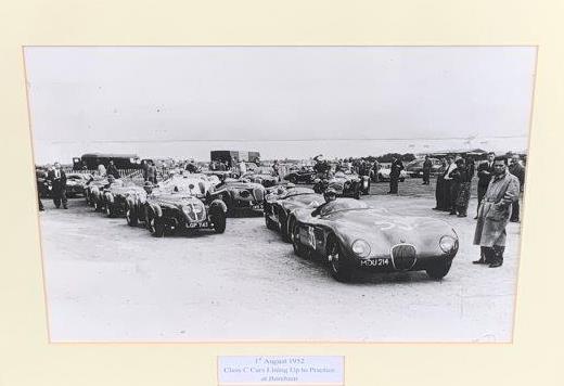 Two Framed 1950's Racing Photographs - Image 3 of 3