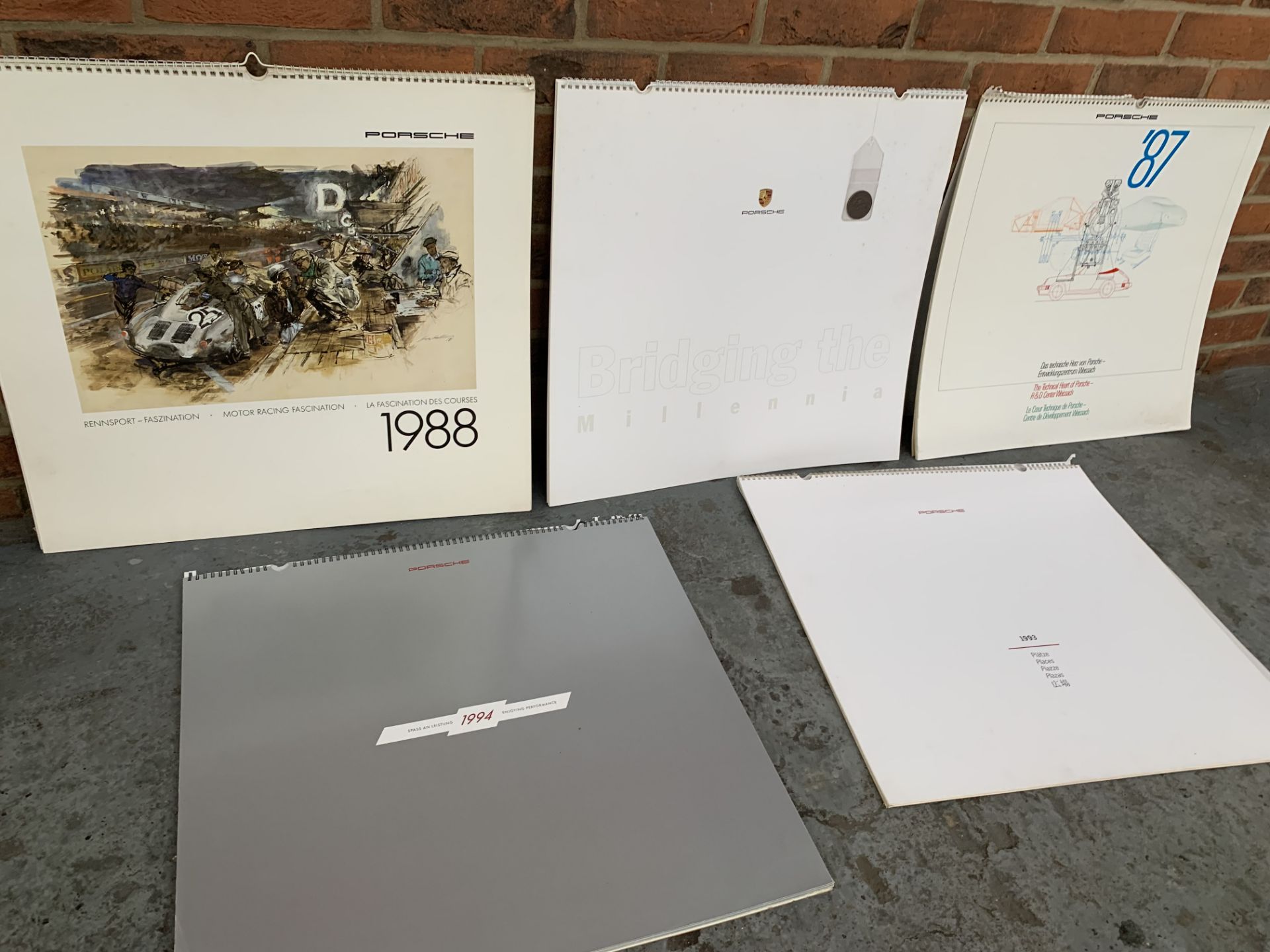 Large Quantity Of Original Porsche Calendars - Image 3 of 3