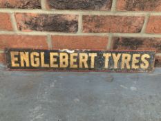 Englebert Tyres Original Metal Advertising Sign