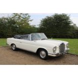 1967 Mercedes Benz 250 SE Auto Cabriolet