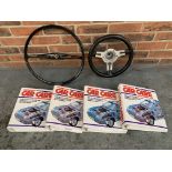 Two Steering Wheel's & Four Car Care Manuals