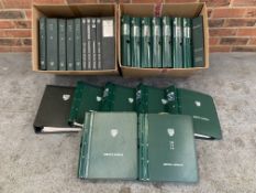 Three Boxes Of Factory Jaguar XJ6 Factory Service Manuals