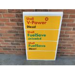 Plastic Shell Fuel Advertising Sign
