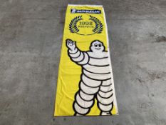 Large Original 1998 Michelin Bibendum Banner Flag