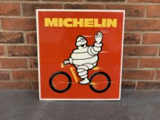 Original Double Sided Michelin Tyres Flange Sign
