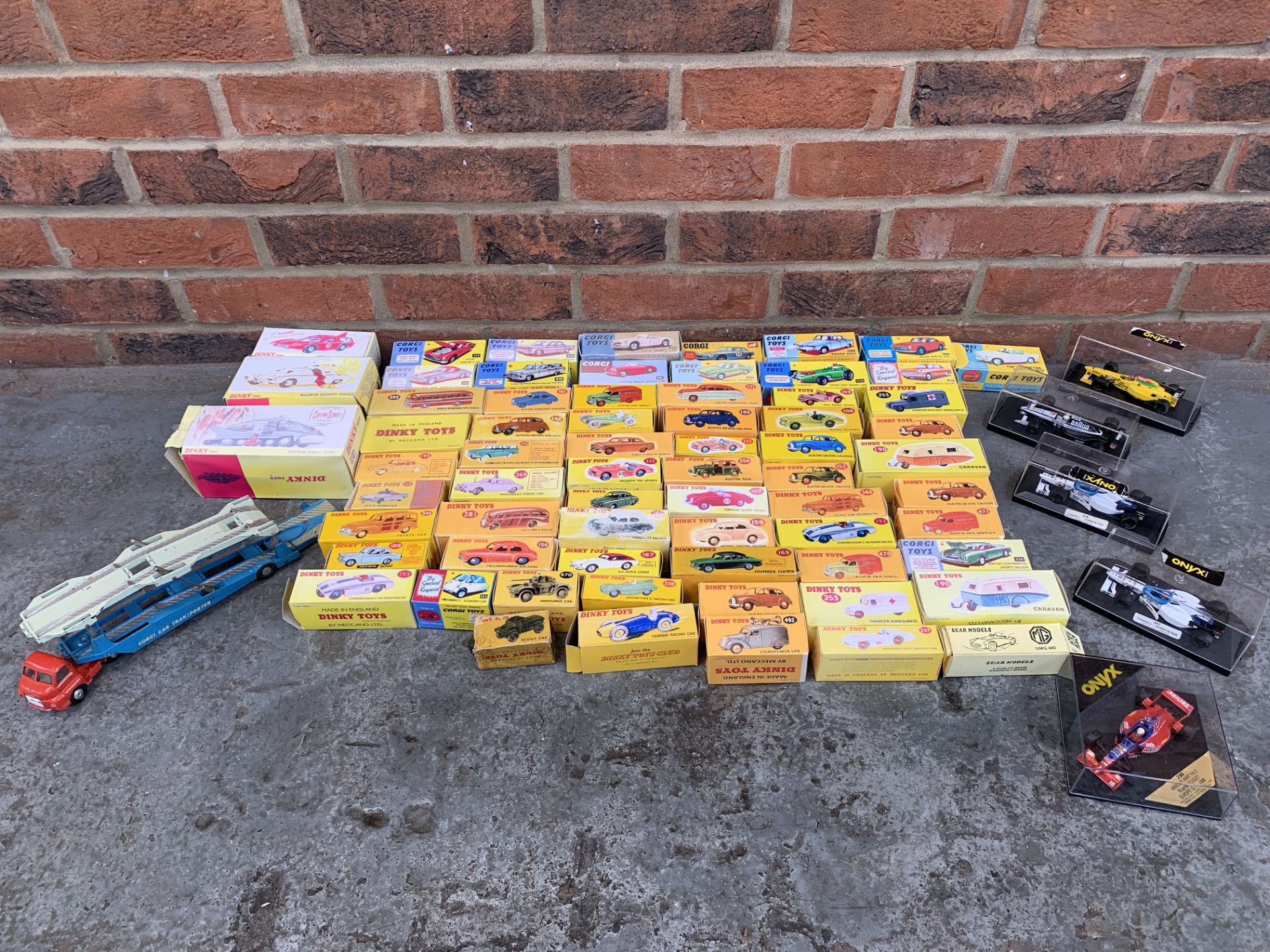 Boxed Quantity Of Dinky & Corgi Play Worn Cars