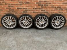 Four Porsche 19 Sportdesign Alloy Wheels"