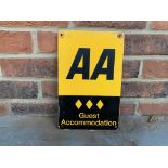 Double Sided Metal AA Guest Accommodation Sign