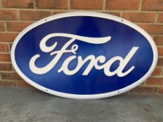 Aluminium Oval Ford Sign