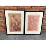 Two Framed Craig Warwick Signed Prints