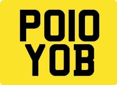 PO10 YOB Registration Number