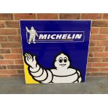 Michelin Aluminium Advertising Sign New Old Stock