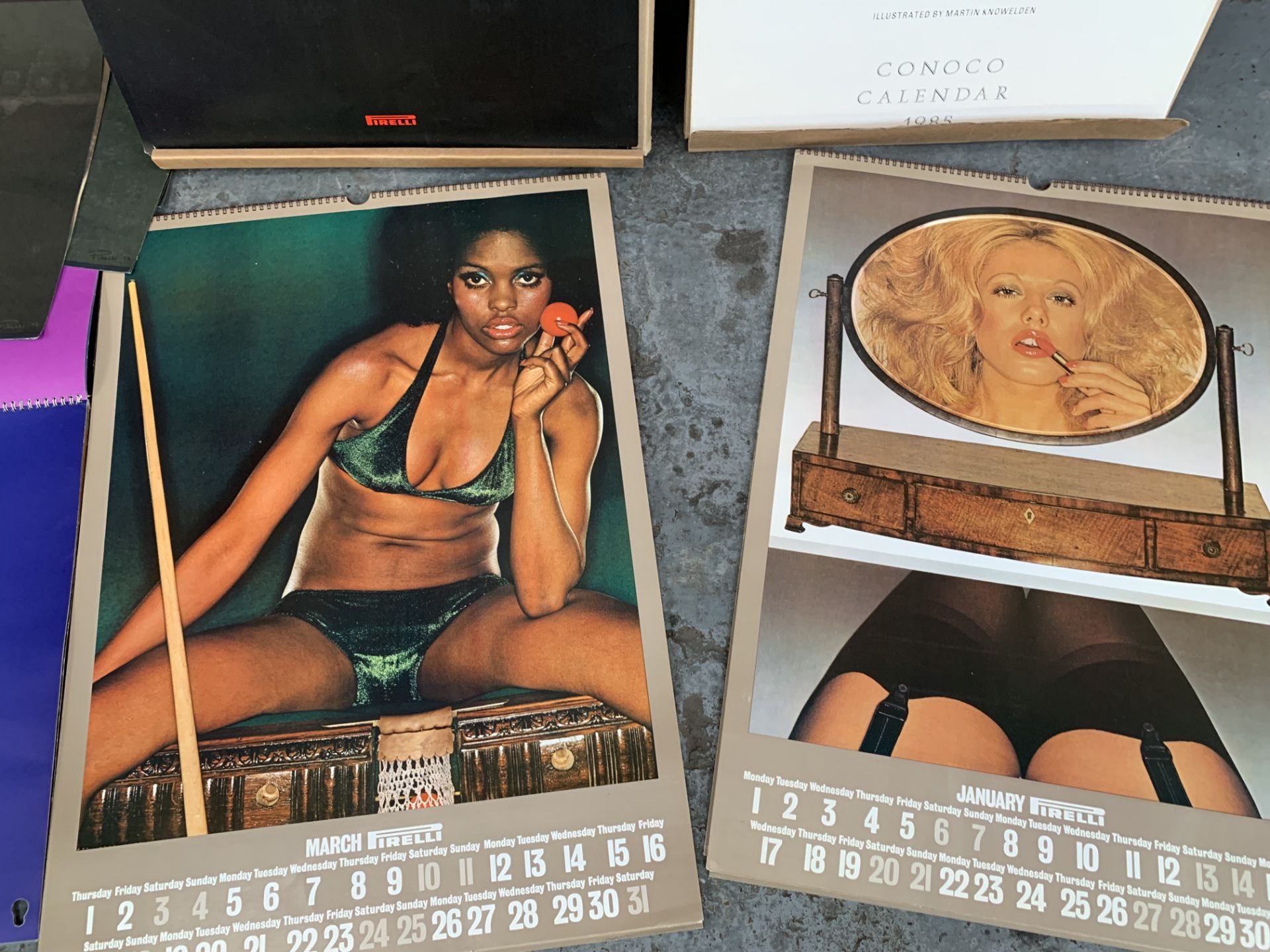 Mixed Lot Of 1970's Pirelli Calendar's - Image 2 of 5