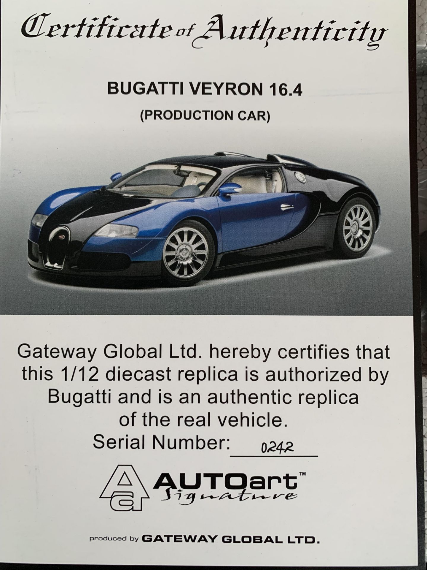 Boxed Model Bugatti EB16.4 Veyron - Image 7 of 7