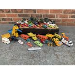 Boxed Quantity Of Play Worn Dinky & Lesney Cars Etc