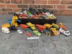 Boxed Quantity Of Play Worn Dinky & Lesney Cars Etc