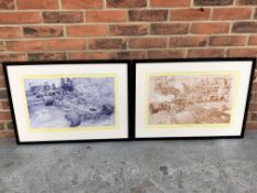 Two Framed Craig Warwick Signed Prints