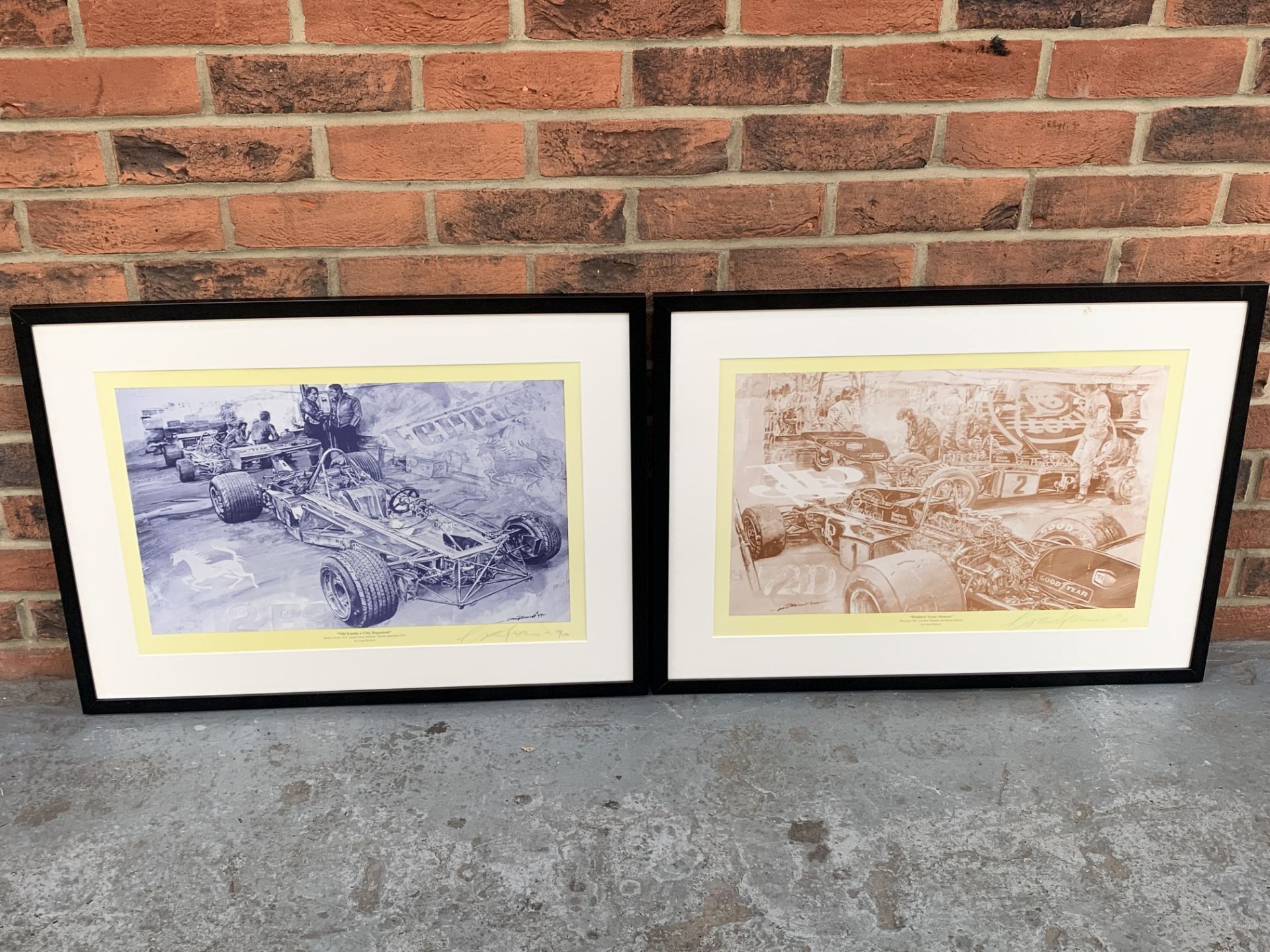 Two Framed Craig Warwick Signed Prints