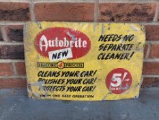 Autobrite Aluminium Double Sided Sign