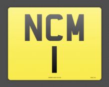 NCM 1 Registration Number