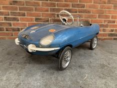 Original Triang Jaguar E-Type Pedal Car