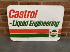 Castrol Liquid Engineering Aluminium Sign