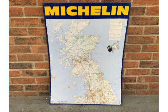 1968 Tin Michelin Map Sign (Scotland) - Image 1 of 2