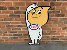 Large Esso 'Mr Drip' Aluminium Sign