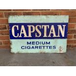 Double Sided Capstan and Strand Cigarettes Metal Sign