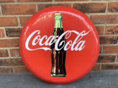 Coca Cola Convex Metal Sign