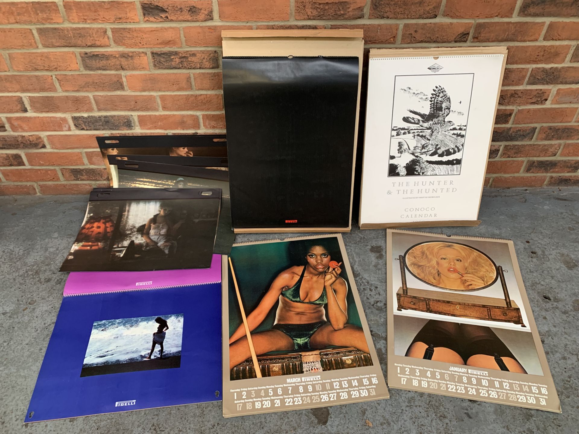 Mixed Lot Of 1970's Pirelli Calendar's