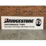Plastic Bridgestone Performance Tyres Sign