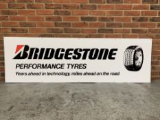 Plastic Bridgestone Performance Tyres Sign