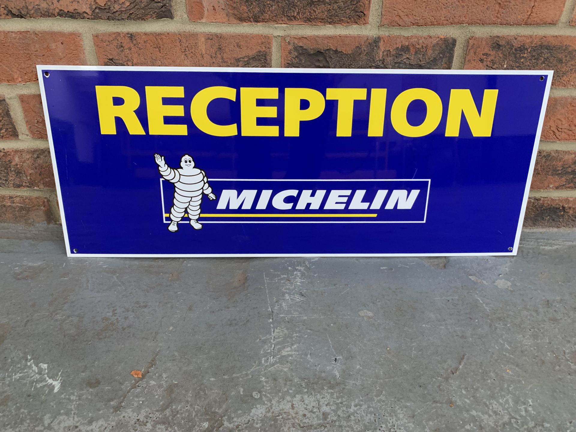 Michelin Reception New Old Stock Sign