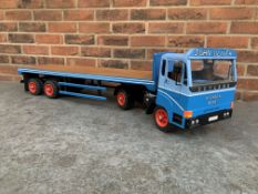 Scratch Built Wooden Model Of A Leyland Roadtrain