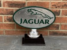 Modern Cast Aluminium Jaguar Display Stand