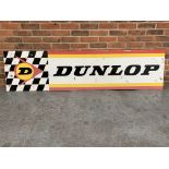 Large Metal Dunlop Tyres Sign