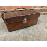 Vintage Leather Cased Picnic Set