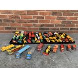 Quantity of Dinky, Corgi and Matchbox Play Worn Model Vehicles