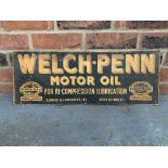 Original Welch-Penn Vintage metal advertising sign